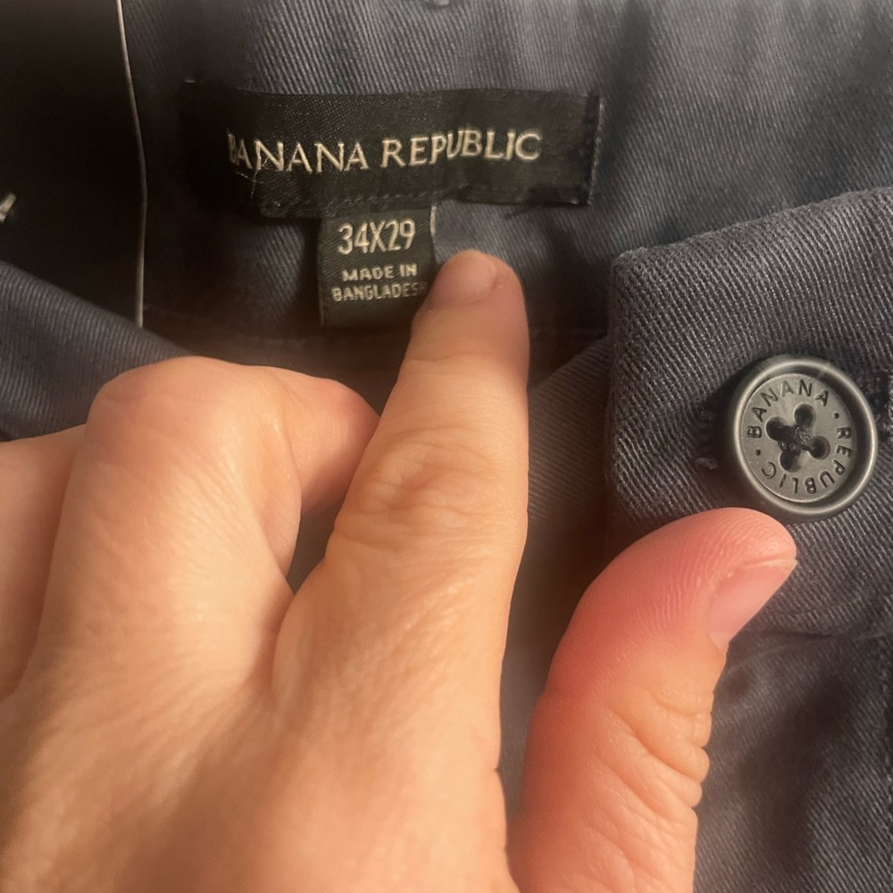 Banana Republic Gray Chinos Straight Leg - Picture 2 of 10